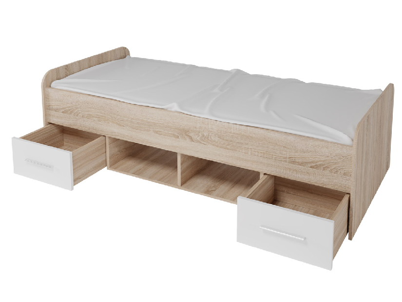 Jednolůžková postel 90 cm Centuria CE04 (s roštem) * výprodej