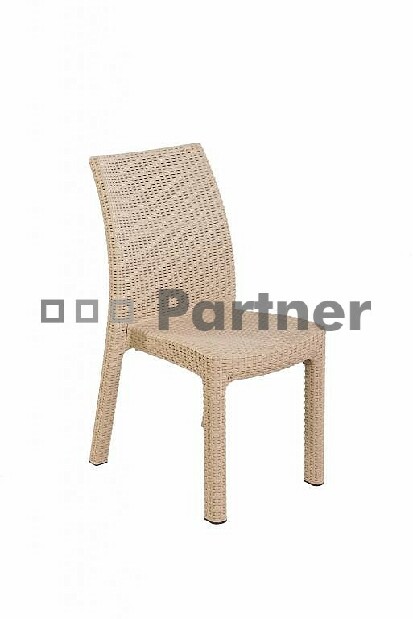 Zahradní židle Puket písková (um. ratan)