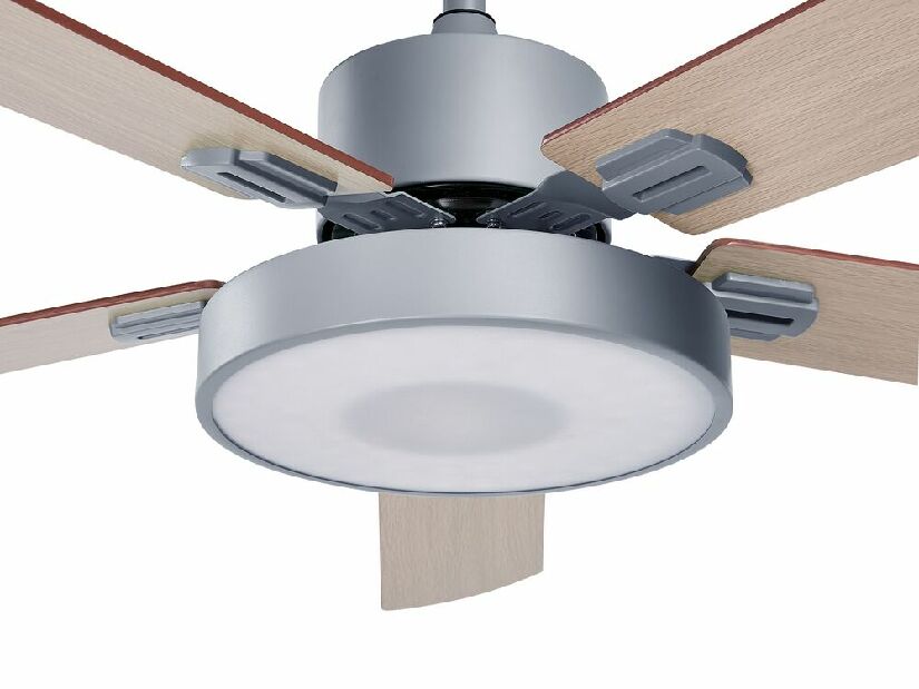 Stropní ventilátor se světlem Helix (šedá)