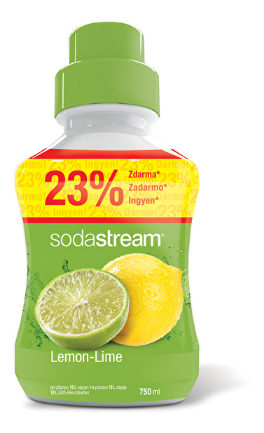 Sirup Sodastream LEMON LIME 750ml (bílá/zelená)