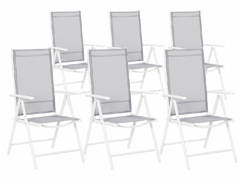 Set 6ks. židlí Campania (šedá)