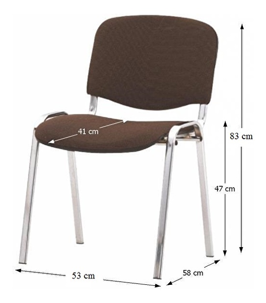 Konferenční židle Isior (chrom)