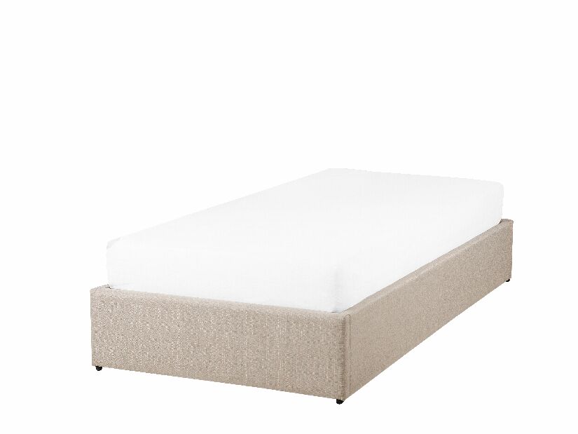 Dětská postel 90 cm DIJON (s roštem a úl. prostorem) (béžová)