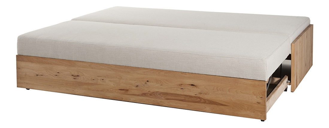 Jednolůžková postel 80 cm BRW Malte (masiv) (s roštem a matrací)