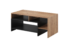 Konferenční stolek Alvera (dub craft zlatý + antracit)