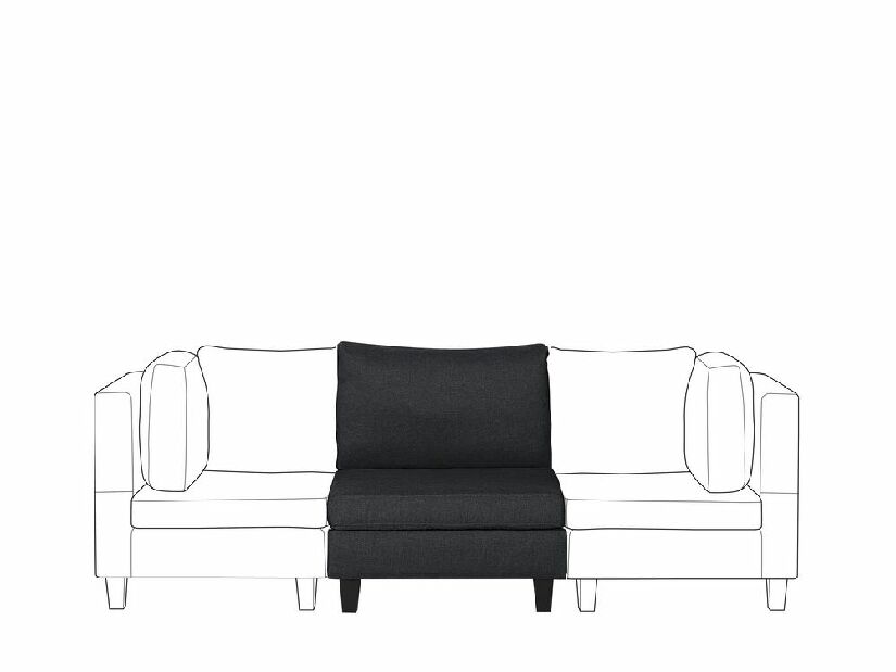Modul židle FELLE (polyester) (tmavě šedá)
