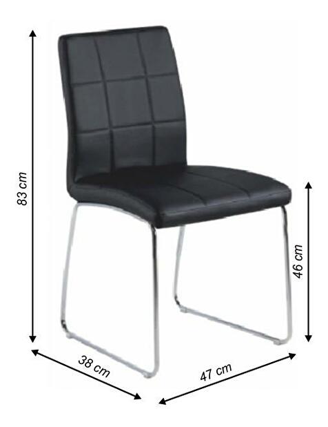Jídelní židle Siden (černá)