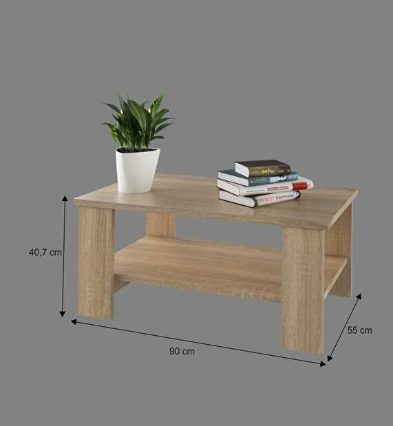 Konferenční stolek Bernardo (dub sonoma) *výprodej