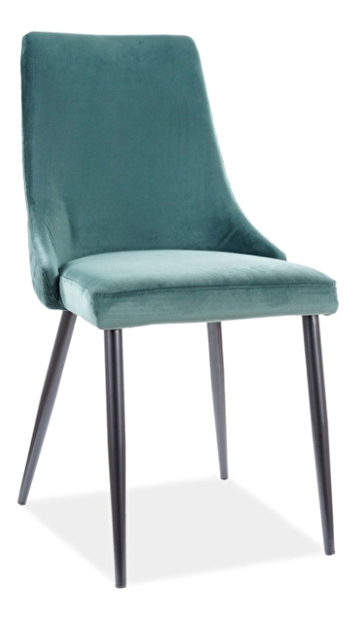 Jídelní židle Polly (zelená + černá)