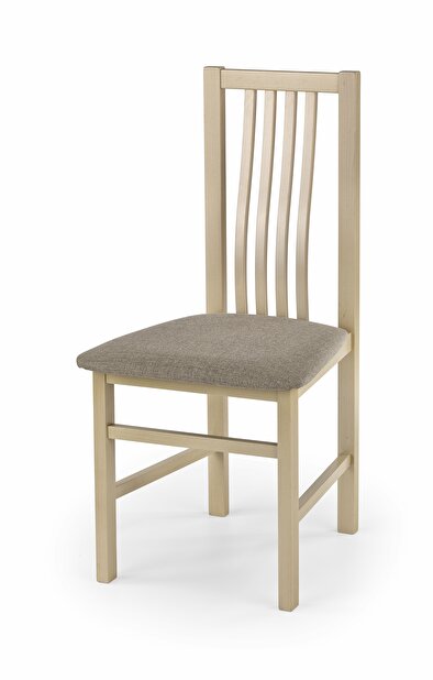Jídelní židle Pawel (bílá + béžová) *bazar