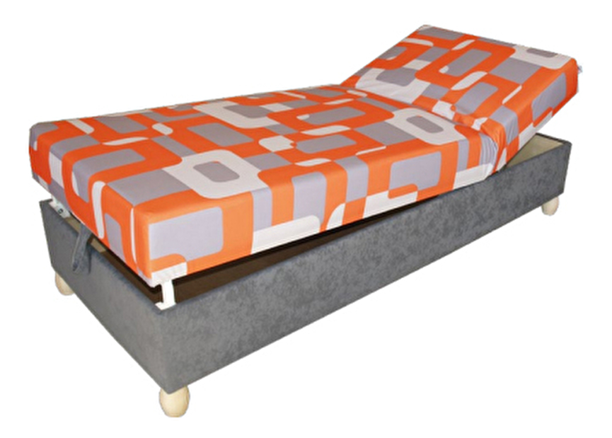 Jednolůžková postel (válenda) 80 cm Benab Relax solo (s roštem a matracem)