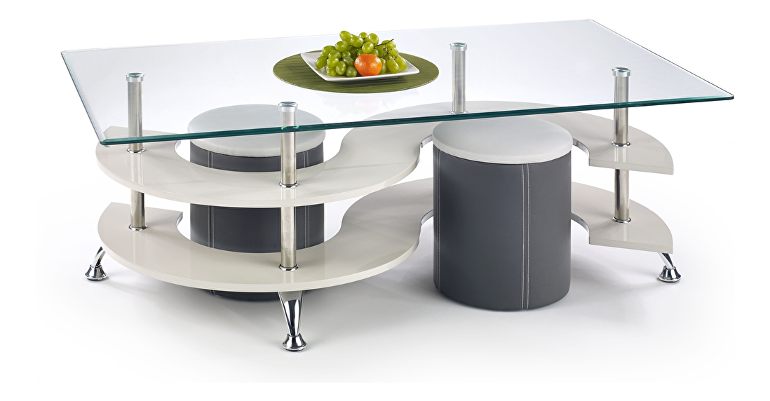 Konferenční stolek NINA 5 (s taburetkami) *výprodej