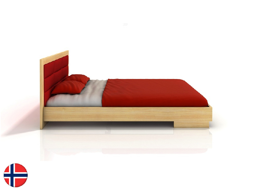 Manželská postel 160 cm Naturlig Stjernen (borovice) (s roštem)