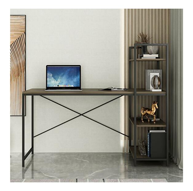 PC stolek Smartie (hnědá + černá)
