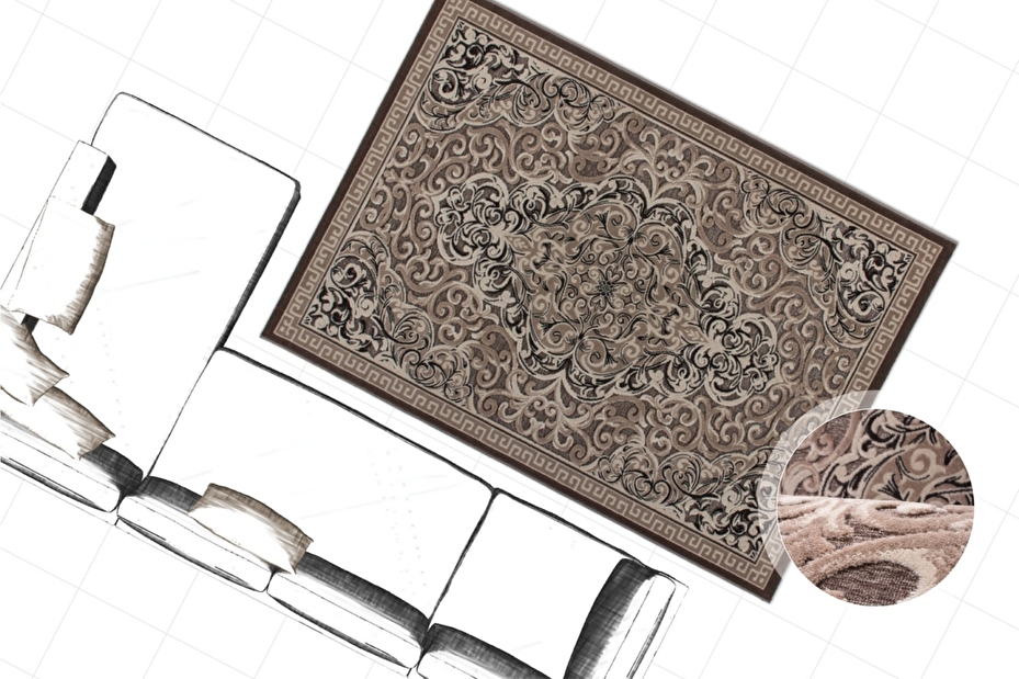 Kusový koberec Jemila 534 Vizon (120 x 170 cm)