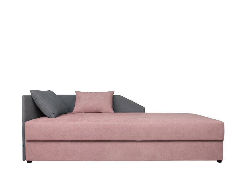 Jednolůžková postel (válenda) 90 cm BRW Kelo LBKMU (růžová) (L)