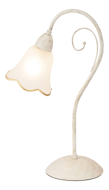 Noční lampa Eloise (bílá + zlatá)