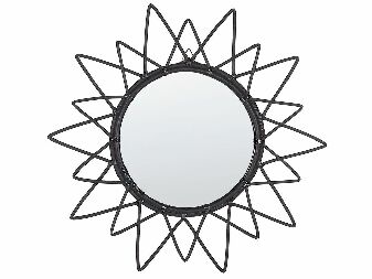 Nástěnné zrcadlo Alfonso (černá)