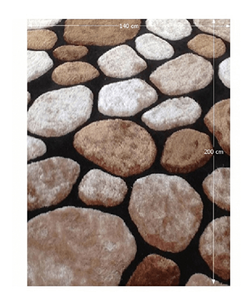 Kusový koberec 140x200 cm Pebble Typ 5 (béžová)
