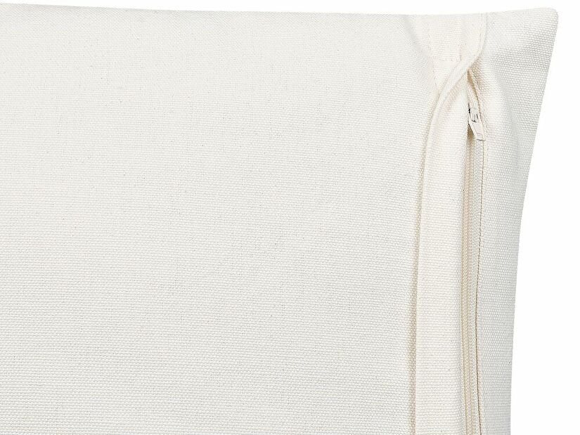 Sada 2 ozdobných polštářů 45 x 45 cm Wooza (bílá)
