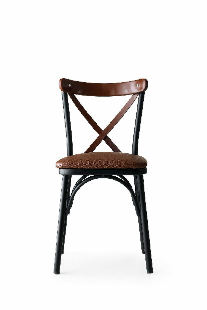 Set 4 židlí Erica (Hnědá)
