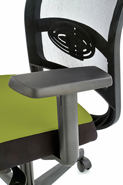 Kancelářská židle Galatta (černá + zelená)