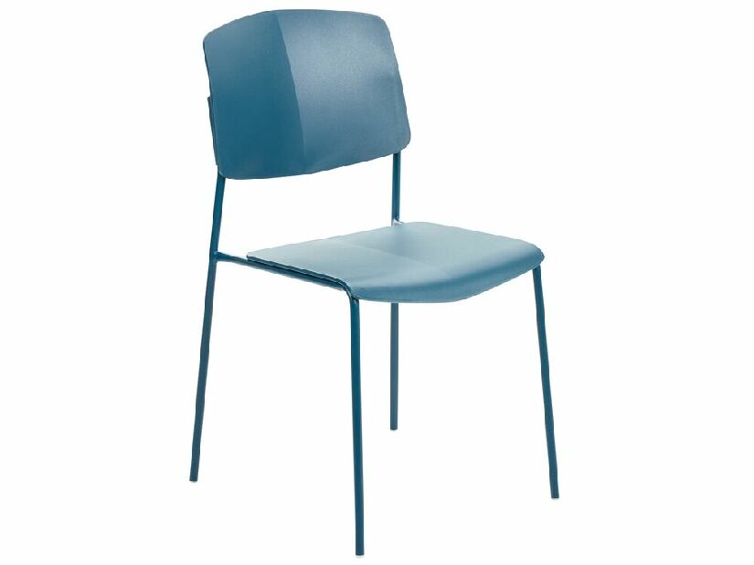 Set 4 ks jídelních židlí Augustino (modrá)