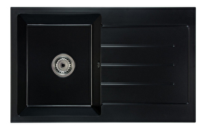 Kuchyňský dřez Ruxom (černá) (bez otvoru pro baterii) (P)