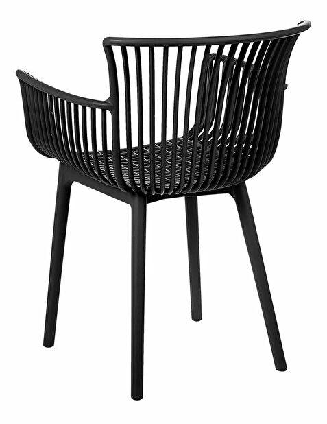 Set 4 ks jídelních židlí Pexeso (černá)