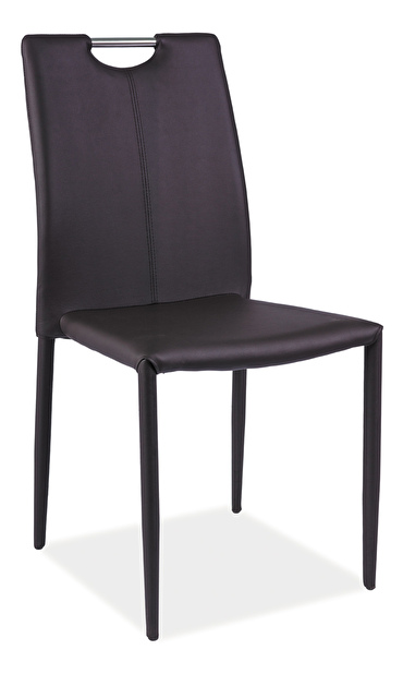 Jídelní židle H-322 (ekokůže hnedá)