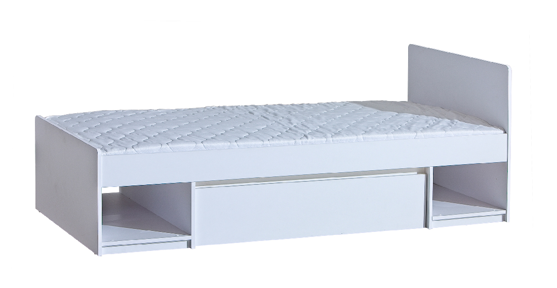 Jednolůžková postel typ AR9 90x195 cm Alishia (bílá)