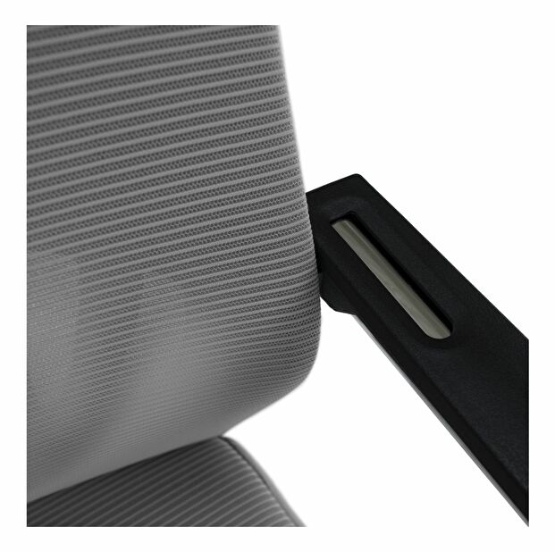 Konferenční židle KABIR (šedá + černá)