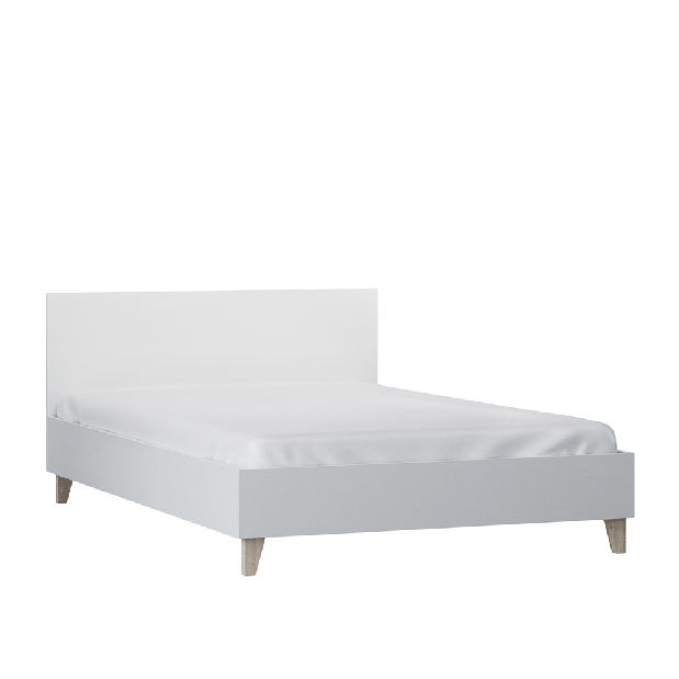 Jednolůžková postel 90 cm Famira (bílá)