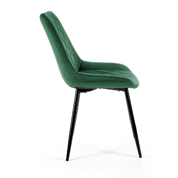 Jídelní židle Sariel III (tmavě zelená)