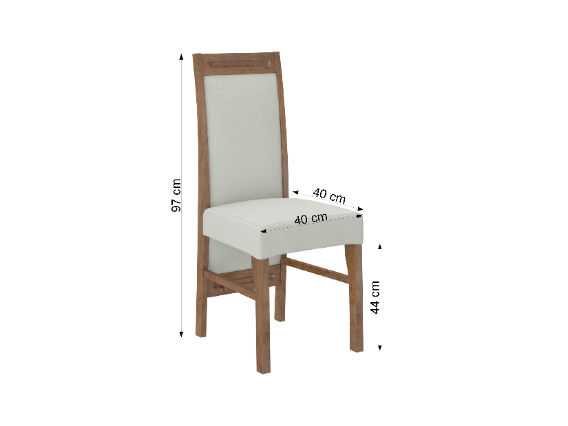Jídelní židle Raviel57 (dub lefkas + paros 2)