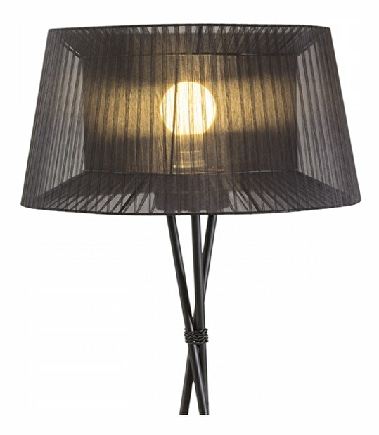 Stojanová lampa Boulogne 230V E27 28W (černá)