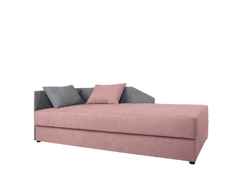 Jednolůžková postel (válenda) 90 cm BRW Kelo LBKMU (růžová) (L)