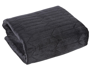Přehoz na postel 260x230 cm Sissi (černá)