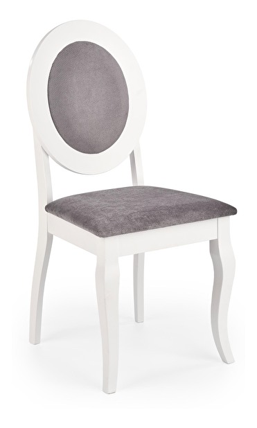 Jídelní židle Bentlix (šedá + bílá)