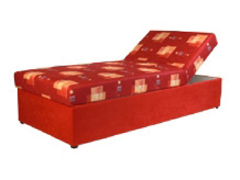 Jednolůžková postel (válenda) 90 cm Kavy (se sendvičovou matrací) (P) *bazar