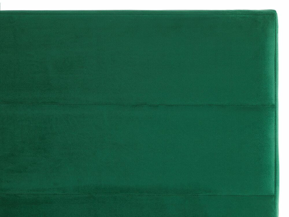 Manželská postel 140 cm BELAE (s roštem) (zelená)