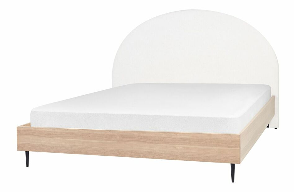 Manželská postel 180 cm Milza (bílá)