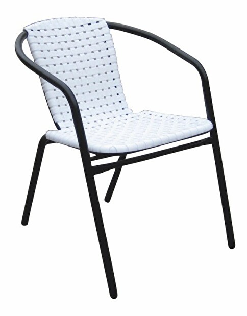 Set 2ks. zahradních židlí Bergomi (bílá + černá) * výprodej