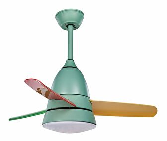 Stropní ventilátor se světlem Sergeo (vícebarevná)
