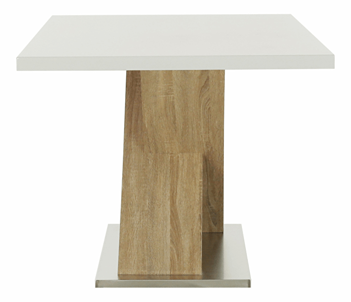 Jídelní stůl 160 cm Farni (bílá + dub sonoma) *výprodej