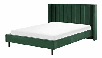 Manželská postel 160 cm Vinea (zelená) (s roštem)