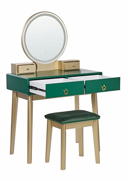 Toaletní stolek Fedro (zelená)