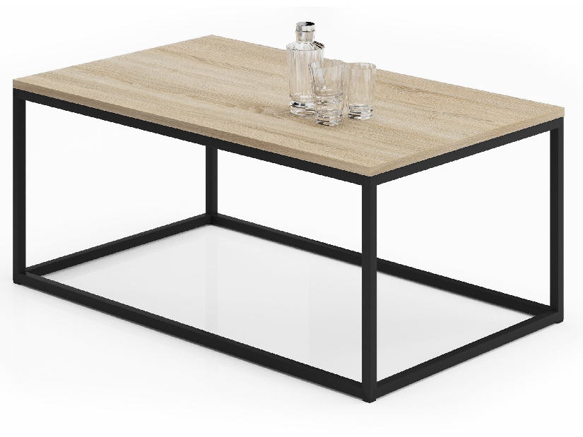Konferenční stolek Namira (černá + dub sonoma)