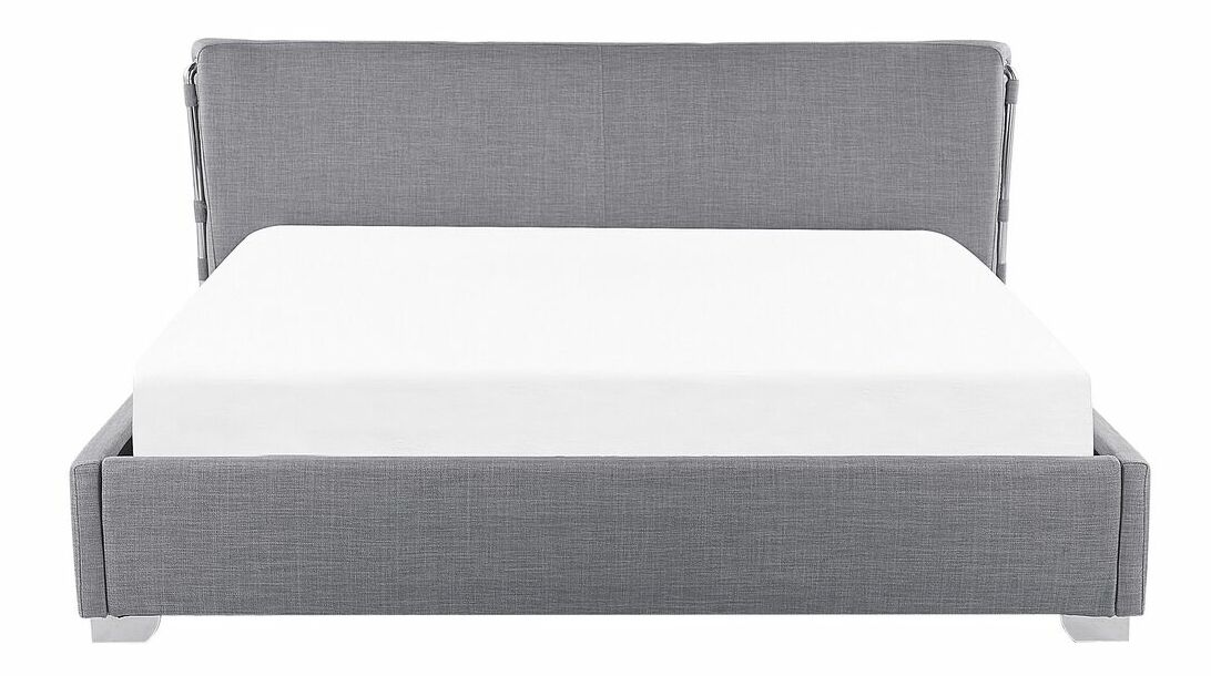 Manželská postel 180 cm PARNAS (s roštem) (šedá)