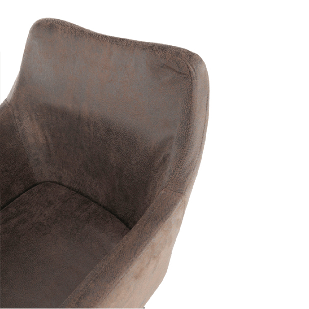 Jídelní židle Dabir (hnědošedá)